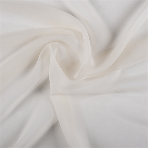 Runway Silks Soft Yellow Wide Silk Chiffon Fabric - Reorderable