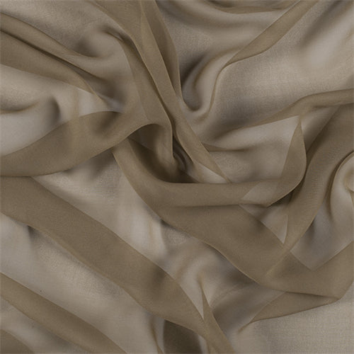 Runway Silks Avocado Wide Silk Chiffon Fabric - Reorderable