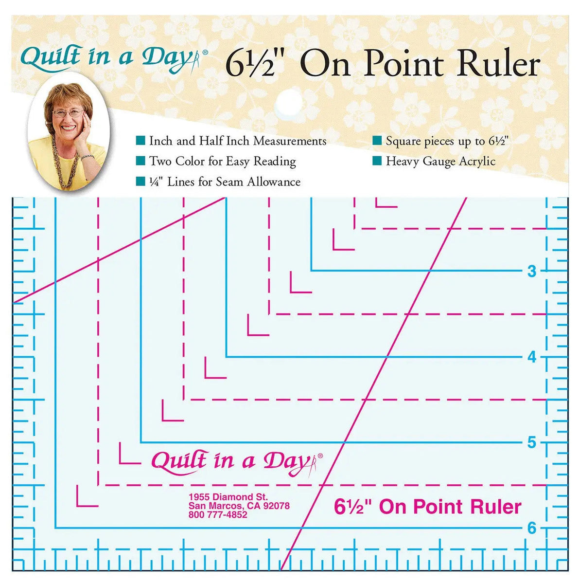 6-1/2in On Point Ruler – Fabric Depot