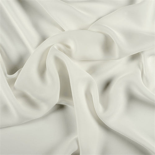 Runway Silks Eggshell Silk Double Georgette Fabric - Reorderable