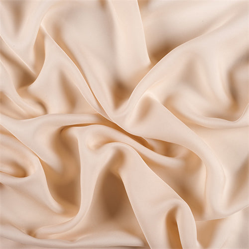 Runway Silks Champagne Silk Double Georgette Fabric - Reorderable