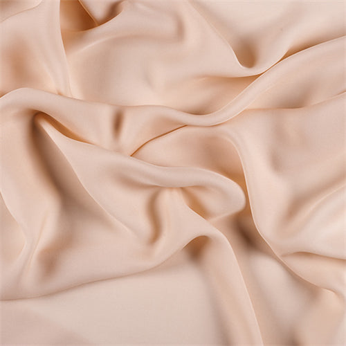 Runway Silks Bisque Silk Double Georgette Fabric - Reorderable