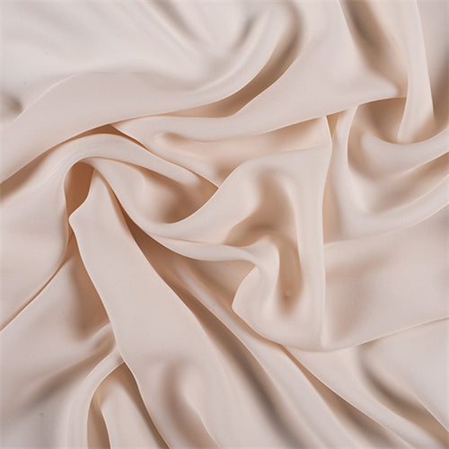 Runway Silks Vanilla Silk Double Georgette Fabric - Reorderable