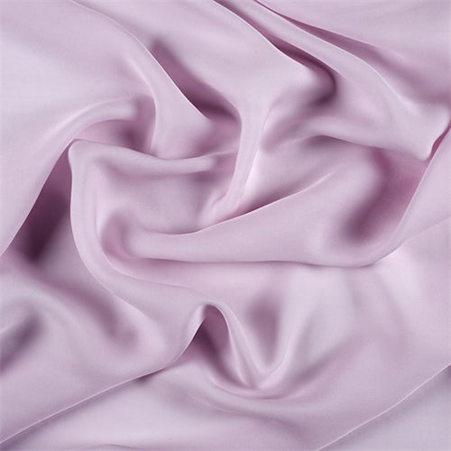 Runway Silks Light Orchid Silk Double Georgette Fabric - Reorderable