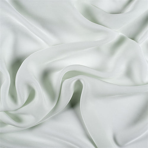 Runway Silks Pale Mint Silk Double Georgette Fabric - Reorderable