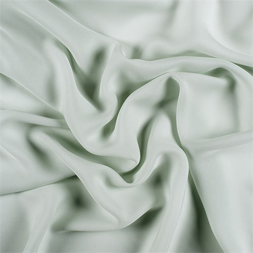 Runway Silks Sage Silk Double Georgette Fabric - Reorderable