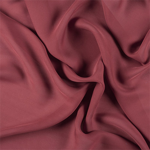 Runway Silks Copper Silk Double Georgette Fabric - Reorderable