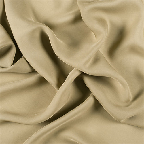 Runway Silks Avocado Silk Double Georgette Fabric - Reorderable