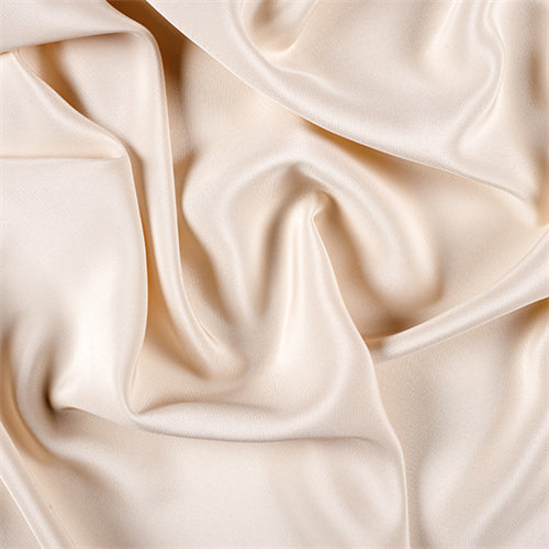 Runway Silks Cream 4 Ply Silk Crepe Fabric