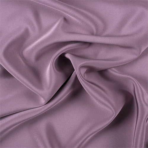 Runway Silks Mauve 4 Ply Silk Crepe Fabric - Reorderable