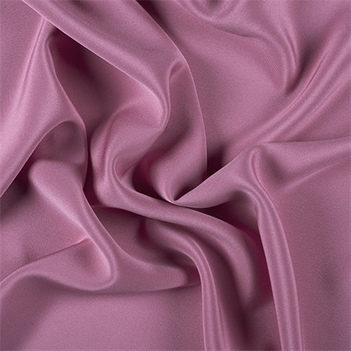 Runway Silks Carnation Pink 4 Ply Silk Crepe Fabric - Reorderable