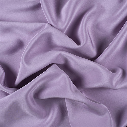 Runway Silks Lavender 4 Ply Silk Crepe Fabric - Reorderable