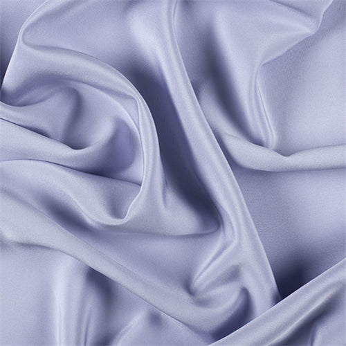 Runway Silks Light Blue 4 Ply Silk Crepe Fabric - Reorderable