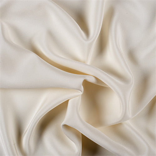 Runway Silks Pale Yellow 4 Ply Silk Crepe Fabric - Reorderable