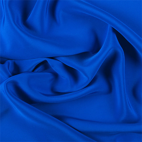 Runway Silks Sapphire 4 Ply Silk Crepe Fabric - Reorderable