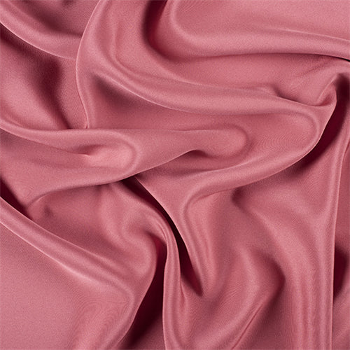 Runway Silks Antique Red 4 Ply Silk Crepe Fabric - Reorderable