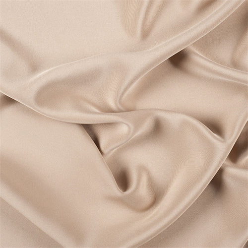 Runway Silks Camel 4 Ply Silk Crepe Fabric - Reorderable