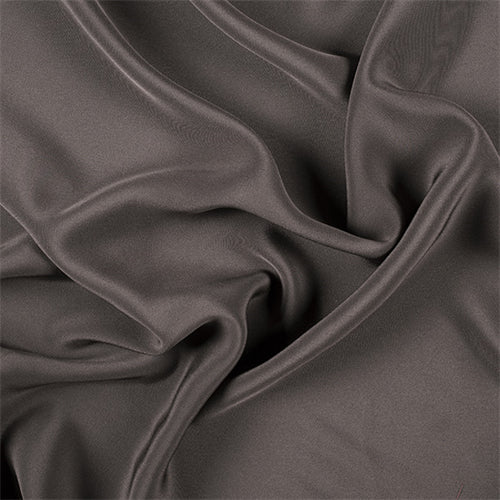 Runway Silks Espresso 4 Ply Silk Crepe Fabric - Reorderable