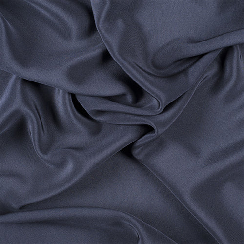Runway Silks Midnight Navy 4 Ply Silk Crepe Fabric - Reorderable