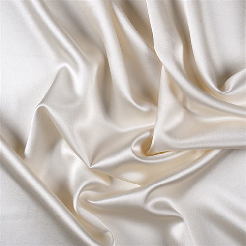1 YD PC-Runway Silks Eggshell Silk Crepe Back Satin Fabric - Reorderable