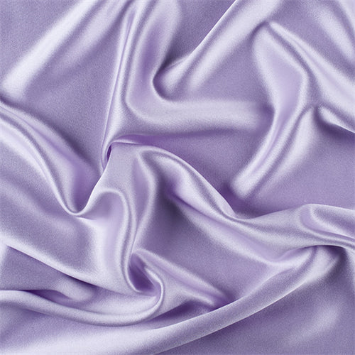 Runway Silks Lilac Silk Crepe Back Satin Fabric - Reorderable
