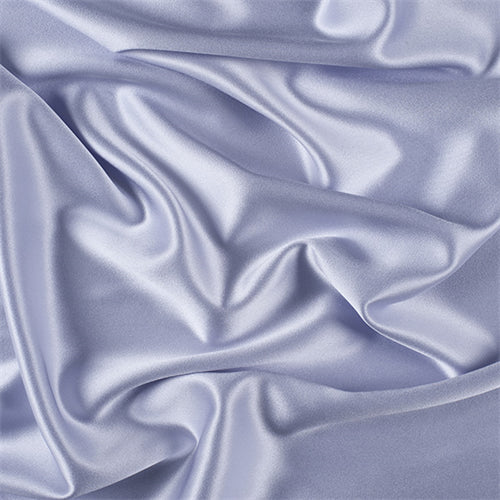 Runway Silks Light Blue Silk Crepe Back Satin Fabric - Reorderable