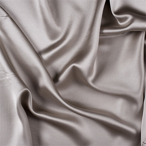 Runway Silks Light Taupe Silk Crepe Back Satin Fabric - Reorderable
