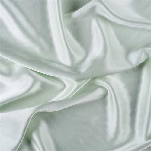 Runway Silks Pale Mint Silk Crepe Back Satin Fabric - Reorderable
