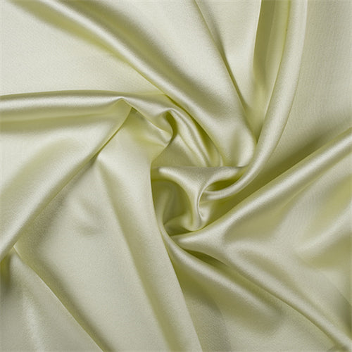 Runway Silks Pale Green Silk Crepe Back Satin Fabric - Reorderable