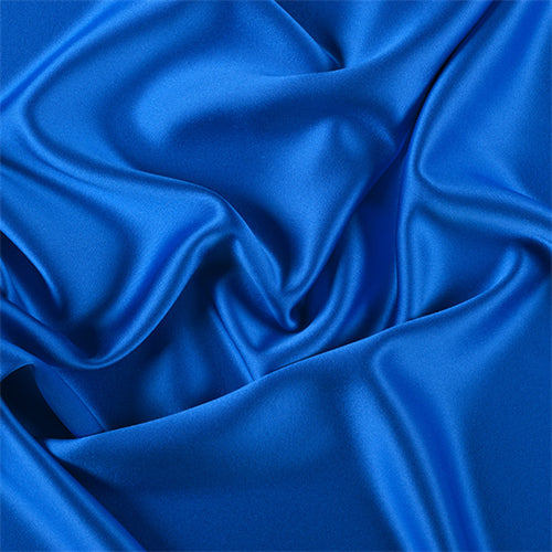 Runway Silks Sapphire Silk Crepe Back Satin Fabric - Reorderable