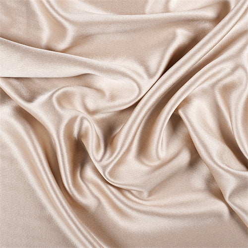 Runway Silks Camel Silk Crepe Back Satin Fabric - Reorderable