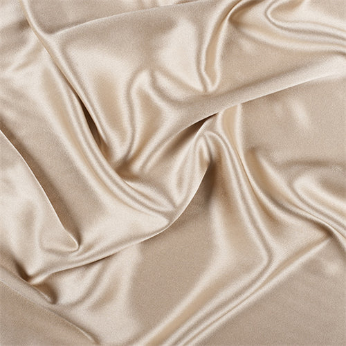 Runway Silks Antique Gold Silk Crepe Back Satin Fabric - Reorderable