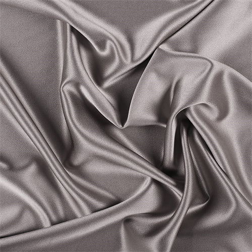Runway Silks Taupe Silk Crepe Back Satin Fabric - Reorderable