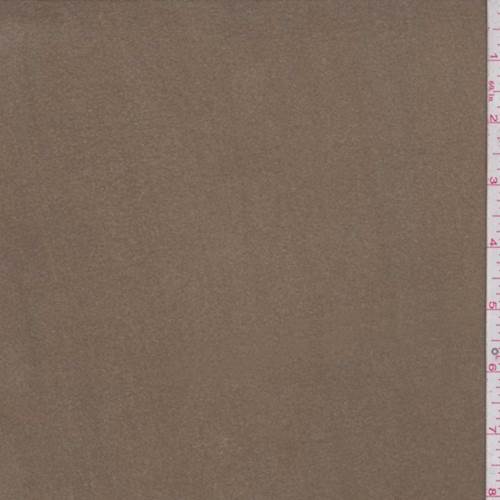 Light Mocha Stretch Velvet Fabric