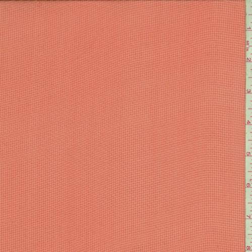 Vermillion Hammered Silk Chiffon Fabric