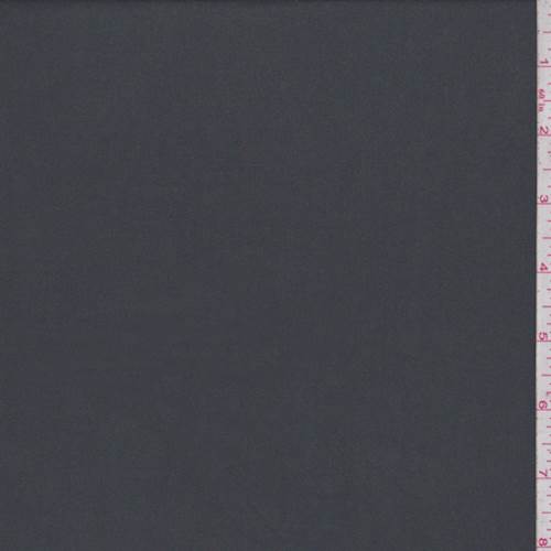 1 1/2 YD PC-Gunmetal Matte Satin Fabric