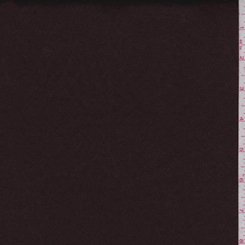 1 1/2 YD PC-Chestnut Brown Matte Satin Fabric