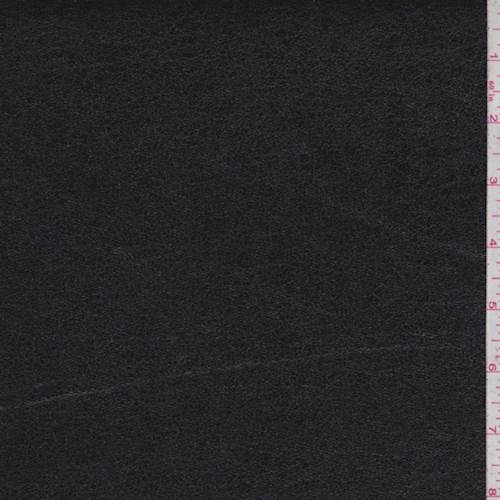 1 YD PC-Metallic Black Faux Leather Fabric