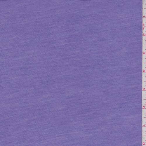 3 3/4 YD PC-Heather Purple Tissue Jersey Knit Fabric