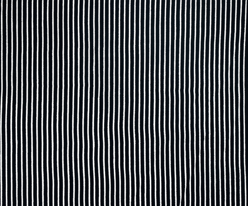 Black-White Stripe Printed Stretch Rayon Spandex Shirting Woven Fabric