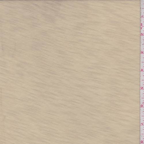 2 1/8 YD PC-Biscotti Tan Slubbed Jersey Knit Fabric