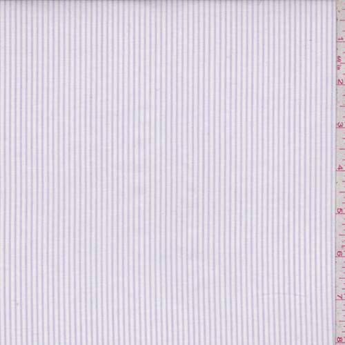 Lavender Pinstripe Cotton Lawn Fabric