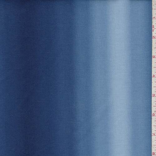 Sapphire Ombre Print Cotton Fabric
