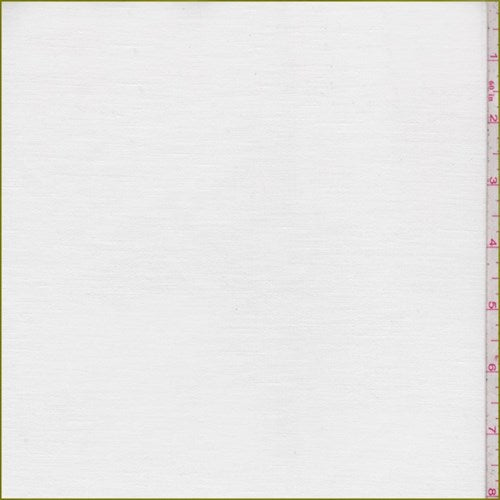 White Linen Blend Fabric