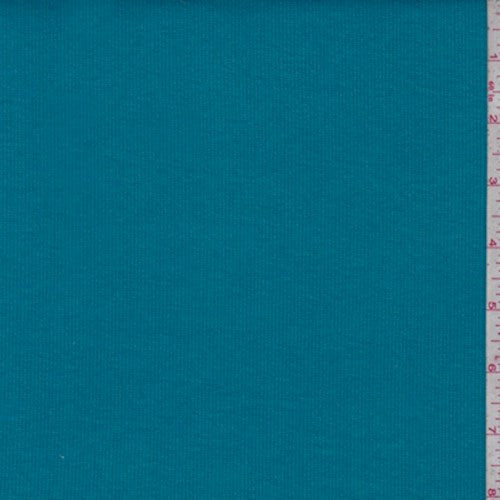 Dark Aqua Mini Rib Knit Fabric