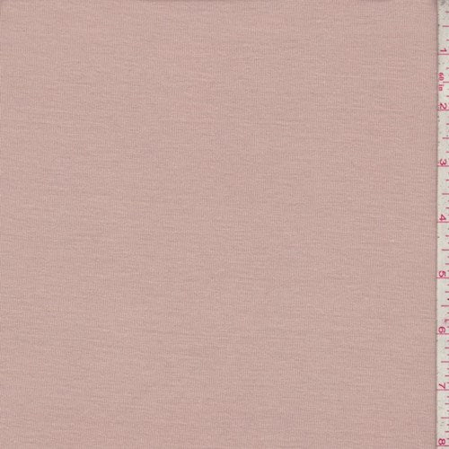 1 1/2 YD PC-Pale Blush Pink Interlock Knit Fabric