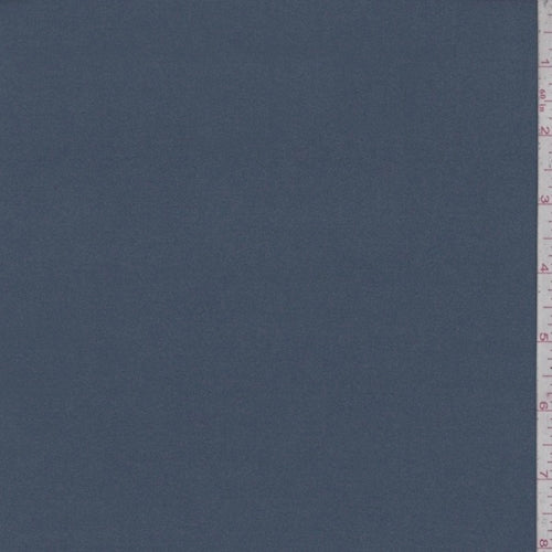 Blue Double Brushed Jersey Knit Fabric