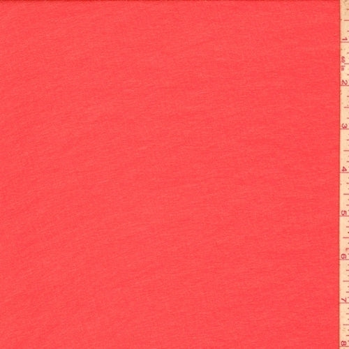 1 3/4 YD PC-Bright Poppy Silk Georgette Chiffon Fabric