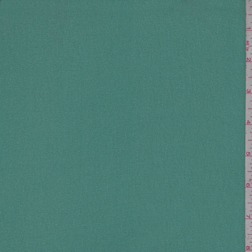 Dark Sea Green Mini Grid Chiffon Fabric