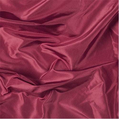 Runway Silks Red Silk Taffeta Fabric - Reorderable